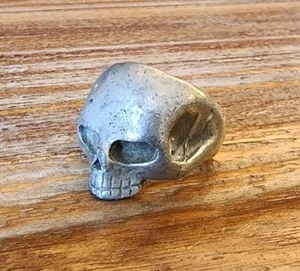 Anillo Calavera Plata Esterlina 925 Alto Detalle Para Hombre Motociclista Punk Talla 8 (13.9g) - Imagen 1 de 4
