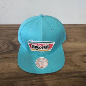 Mütze Kappe San Antonio Spurs Farbe Team Ground NBA Snapback Mitchell & Ness türkis - Bild 1 von 10
