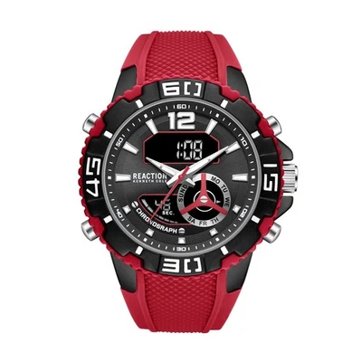 Kenneth Cole Reaction Men's Analog Digital Watch Silicone Strap KRWGP7005801 - Image 1 of 4