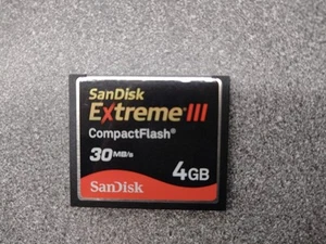 SanDisk Extreme III 4GB CompactFlash CF Memory Card Storage for Cameras - Picture 1 of 3