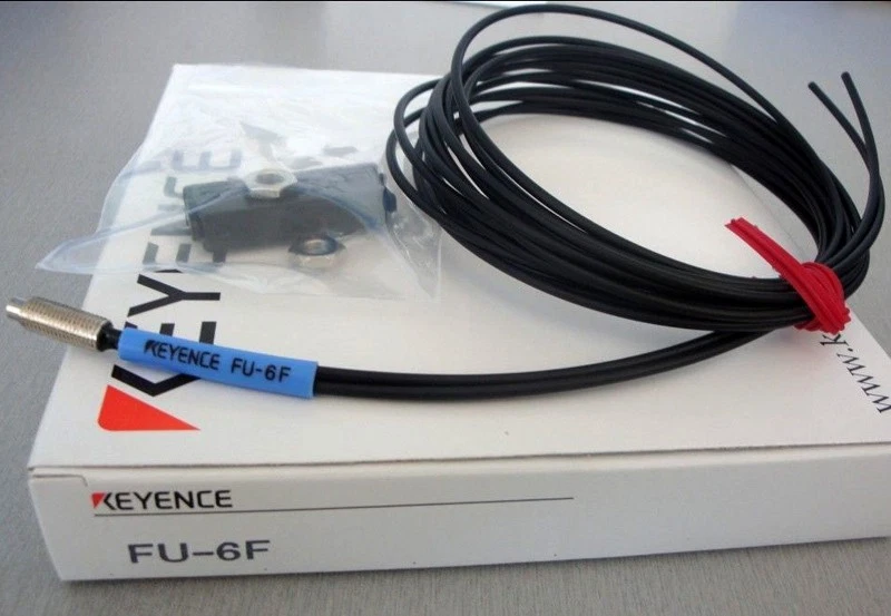 Keyence FU-6F Fiber Optic Sensor FU6F Fiber Amplifier Sensor Cable US Free TAX - Image 1 of 1