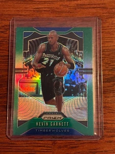 Kevin Garnett 2019-20 Prizm Green Prizm Parallel #1 Timberwolves - Picture 1 of 2