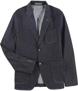Michael Kors Mens Chambray Two Button Blazer Jacket - Picture 1 of 3