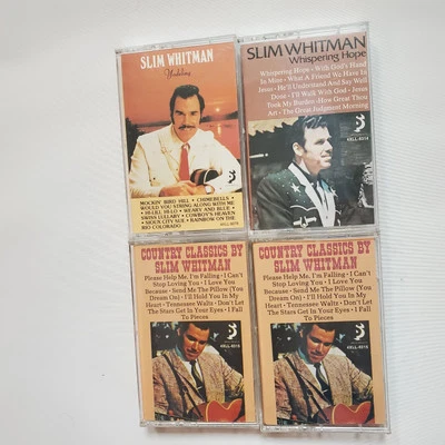 Slim Whitman LOT 4 Whispering Hope Cassette Tape 1982 Country Classics Yodeling - Image 1 of 4