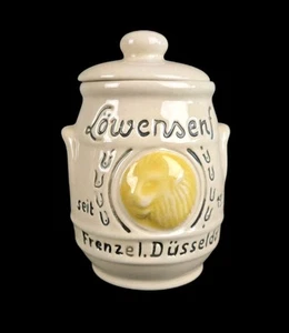 Senape vintage in ceramica di senape di leone - Frenzel Düsseldorf - 14 cm - Foto 1 di 4