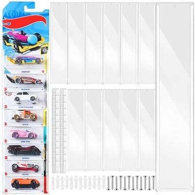 12 Pcs Model Car Display Cases Wall Mount, Holds Up to 120 Cars Compatible wi... - Image 1 of 4