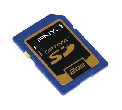PNY Optima 2GB SD Memory Card (SD-02G) - Image 1 of 2