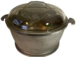 Guardian Service Aluminum 10" Round pot With Glass Lid 4 3/4" tall - Picture 1 of 13
