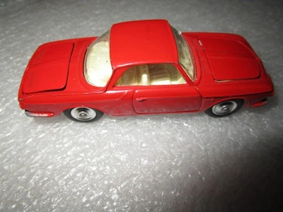 Corgi #239 Red Volkswagen VW 1500 Karmann Ghia with Suitcase 1:43 1967 - Image 1 of 4