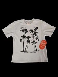 Neu mit Etikett Mädchen Größe XS 4/5 Grafik T-Shirt - "Meet Me at the Beach" - Summer Vibes - Bild 1 von 5