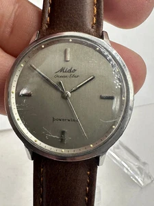 Mido watch Ocean Star Powerwind 17 Jewels Swiss new band working Vintage - Picture 1 of 9