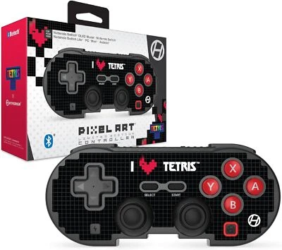 Hyperkin Pixel Art Bluetooth Controller Tetris Edition - Heart Drop - Image 1 of 4