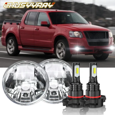 2x For 2008-2010 Ford Explorer Sport Trac Fog lights Clear Bumper Driving Lamps - Image 1 of 4