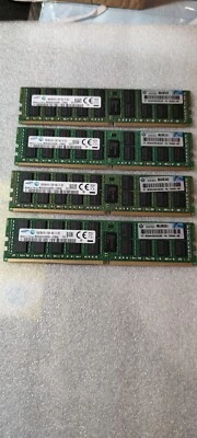 HP 4x 16GB=64Gb   752369-081 774172-001 726719-B21 DDR4 ECC RAM PC4-2133P-R REG - Bild 1 von 4