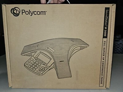 Polycom SoundStation IP 5000 VoIP Conference Phone (2200-30900-025) - Image 1 of 3