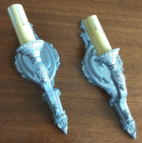 Pair of Restored Vintage Riddle Design Co. 1-light Sconces - Ready to Use! Cover