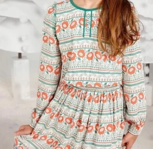 Matilda 435 Jane Once Upon A Time Spirited Song Dress Green & Orange Girl's 8 - Picture 1 of 6