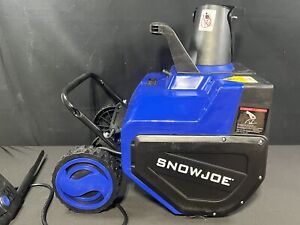 Snow Joe SJ627E-CVR Snow Thrower w/ LED Lights 15A 22" Electric Used 