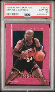 Tarjeta Hoops Skyview 1995 #SV10 Charles Barkley PSA 10 gemas como nueva Suns Pop 21/09/23 - Imagen 1 de 4