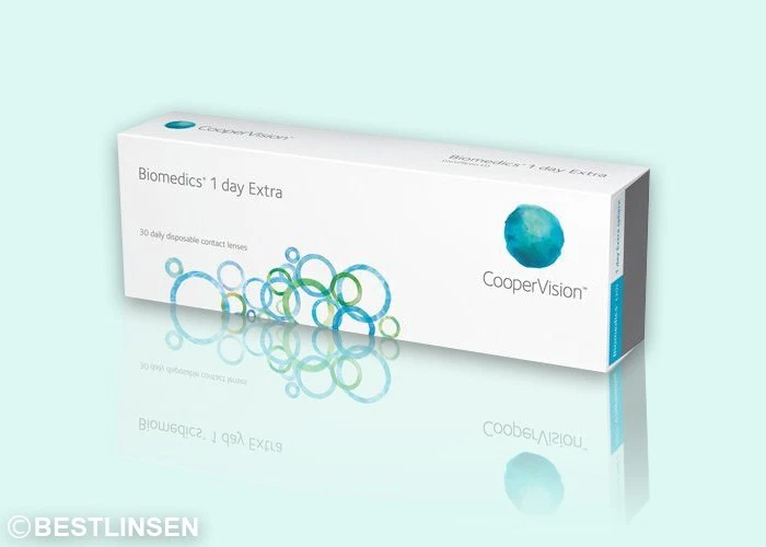 Biomedics 1DAY Extra Tageslinsen Kontaktlinsen CooperVision - 30er Box - Bild 1 von 1