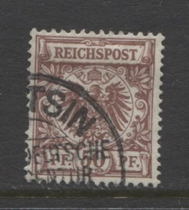 Germany 1891 offices in China 50 Pf. forerunner used TIENTSIN, $ 60.00 - Picture 1 of 1