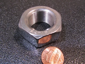 18-8 Stainless Steel, Metric Hex Nuts RH,  M24 x 1.5 Pitch x 19 mm H - Picture 1 of 1
