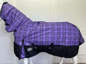 AXIOM 1800D BALLISTIC PURPLE TARTAN/BLK 220g COMBO RUG - 5' 0 CLEARANCE SALE - Picture 1 of 7