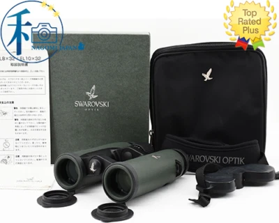 RARE [Almost UNUSED in Box] Swarovski EL 8x32 8.0° Binoculars Green From JAPAN - Image 1 of 4