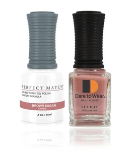 LeChat Perfect Match UV Gel + Nail Polish - PMS236 Brown Sugar