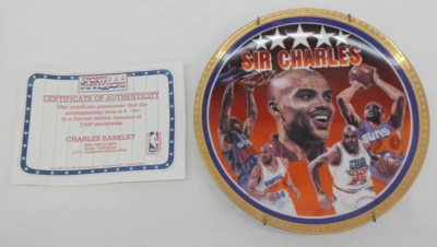 Charles Barkley 1992/93 MVP Sports Impressions 8.5" Sir Charles Collector Plate - Image 1 of 4