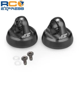 JConcepts Fin 13mm Shock Cap Black Fits Team Associated 13mm Shock Bod-JCO2701-2 - Picture 1 of 1