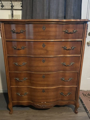 VNT French Provincial Style Chest of Drawers Cover