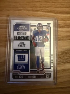 Jalin Hyatt 2023 Contenders Optic Rookie Ticket Silver Prizm #73 Giants (RC) - Bild 1 von 2
