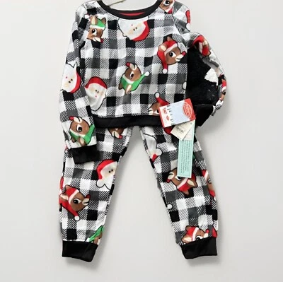 RUDOLPH THE RED NOSED REINDEER PJ SET FLEECE Size Small 6 6x Christmas Pajamas - Image 1 of 2