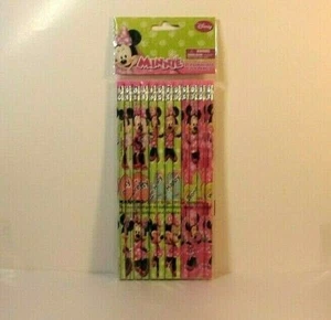 Disney Minnie Mouse Pencils School Stationary Supplies 10 Piece Set NEW - Picture 1 of 2