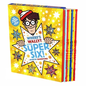 Where's Wally? The Super Six! By Martin Handford 6 Classic Books Collection SET - Picture 1 of 2