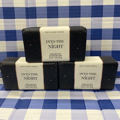 3 Pack Into The Night, Cleansing Bar Shea Butter 5oz Soap - Bath And Body Works - Image 1 of 2