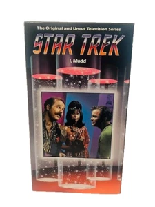 Star Trek Original TV Series VHS Tape Movie Kirk Spock 1985 I Mudd Mud Mccoy - Picture 1 of 2