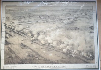 5916 A Bird's Eye View Of The Battle Of Tel-El-Kabir The Graphic 28th Oct 1882 - Image 1 of 4