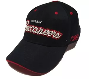 Tampa Bay Buccaneers Reebok VINTAGE Hat / Cap Black Red EMBROIDERED Tom Brady - Picture 1 of 12