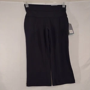 Tek Gear Fit & Flare Black Yoga Slim Fit Flared Leg Capri  Women's Size XS - Picture 1 of 9