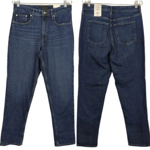 Free Assembly Super High Rise Straight Dark Wash Damen Jeans Größe 12 - Bild 1 von 16
