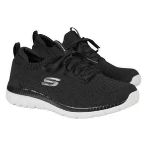 Skechers Women's Bountiful Memory Foam Sneaker Shoes Black Size 8.5 US - Picture 1 of 7