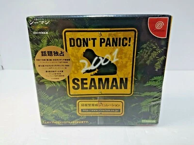 SEAMAN with Mic Device Sega Dreamcast  DC japan Box manual - Image 1 of 4