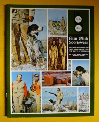 Vintage BOB ALLEN Gun Club Sportswear Catalog from 1972 Hunting Shooting - Image 1 of 4