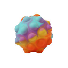 New Game Gift 3D POP-it Fidget Silicone Toy Virus Ball Push Bubble Stress Relief