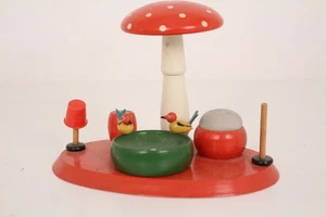 DDR Nähset Sockenstopfpilz Fingerhut Nadelkissen Stopfpilz 60er Jahre vintage - Bild 1 von 13