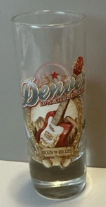 Hard Rock Cafe Denver 4" Shot Glass City Tee Design - Picture 1 of 5