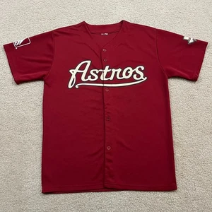 Vintage Houston Astros SGA Red Jersey Size Large - Picture 1 of 6