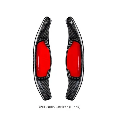 2x Real Carbon Fiber Steering Wheel Shift Paddle Extension For Kia Forte 2019-24 - Image 1 of 4
